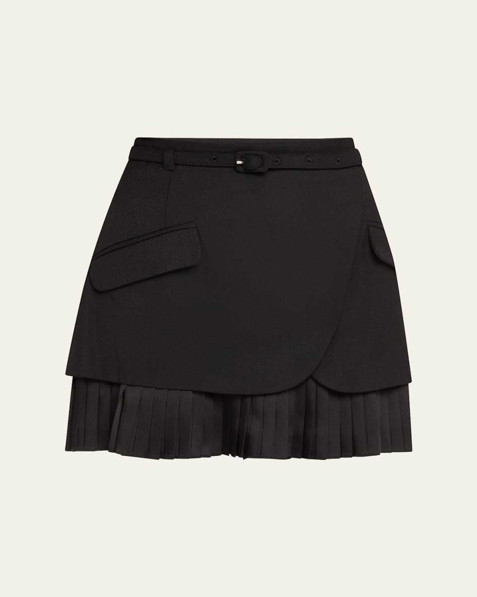 Ezrah Belted Mini Skirt